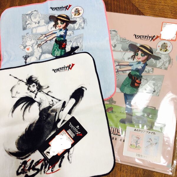 アイデンティティ identityv 第五人格 クリアファイル ミニタオル ハンカチ アベイル