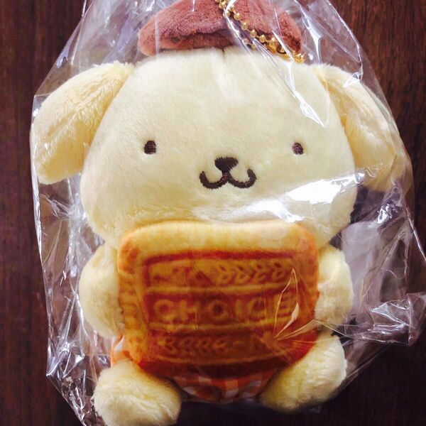 サンリオ ポムポムプリン 森永ビスケット マスコット チャーム ぬいぐるみ