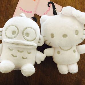 サンリオ アベイル ハローキティ ハンギョドン ぬいぐるみ マスコット チャーム キーホルダー 白 ホワイト キティ