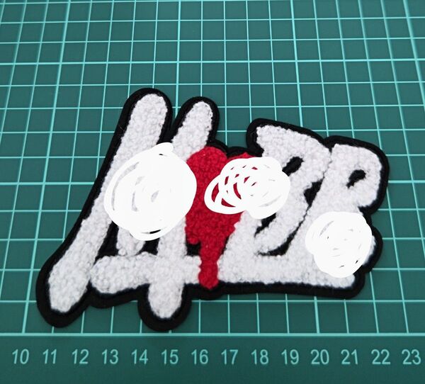 ワッペン アイロン 刺繍 (のり付き)