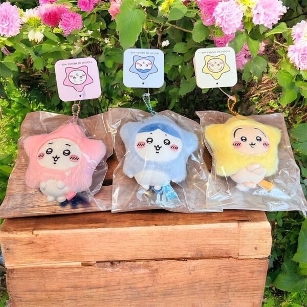 【新品未開封品】ちいかわ 星に願いをマスコット ちいかわ ハチワレ うさぎセット