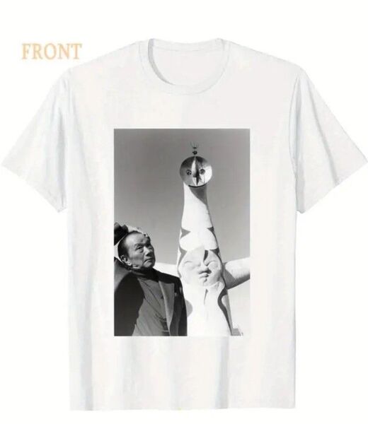 岡本太郎Tシャツ 半袖 メンズXL 太陽の塔 大阪万博 ミャクミャク