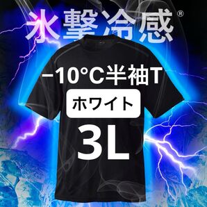 ワークマン 氷撃冷感(R)-10℃半袖Tシャツ 3L ホワイト 新品未使用 暑熱対策 熱中症対策 アウトドア スポーツ 2025