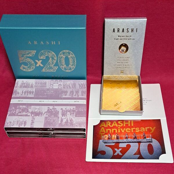 嵐 5×20 All the BEST!!1999-2019初回限定版(4CD+1DVD)+スワロフスキーシルバーセット