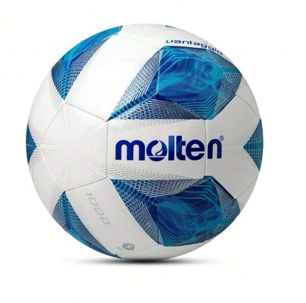 モルテン molten サッカーボール 5号 5号球 青 ブルー 水色 白 新品 未使用 室内用 室外用社会人 学生 大学生