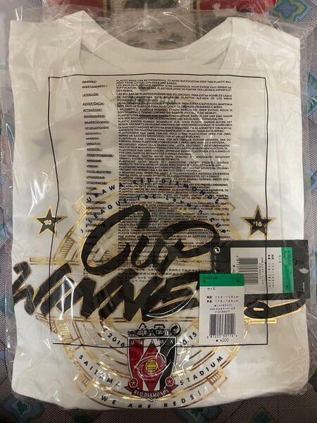 浦和レッズ 2016 ルヴァンカップ優勝 Tシャツ