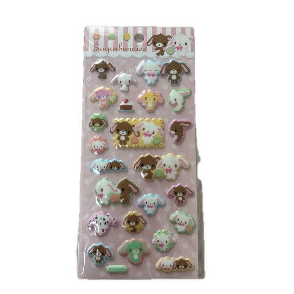 サンリオ (SANRIO) シュガーバニーズ シール (思い出のサンリオ平成デザイン) 672939 ワンサイズ