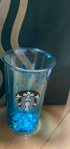 スターバックス 耐熱ダブルウォールグラス ターコイズ