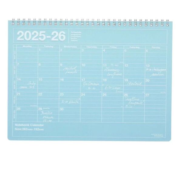 【新品】マークス 2025-26年 手帳 スケジュール帳 B5変型 月間ブロック