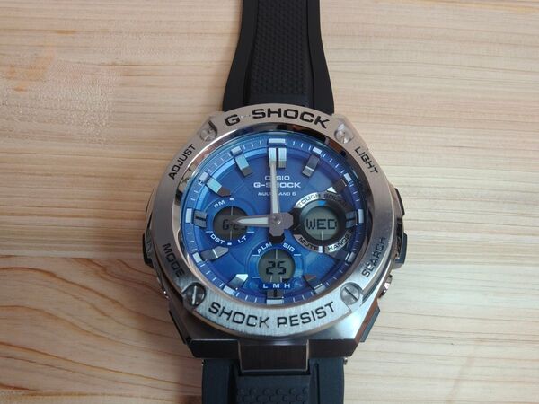 CASIO G-SHOCK G-STEEL GST-W110D Gスチールソーラー アナデジ メンズ 腕時計 ウォッチ ③