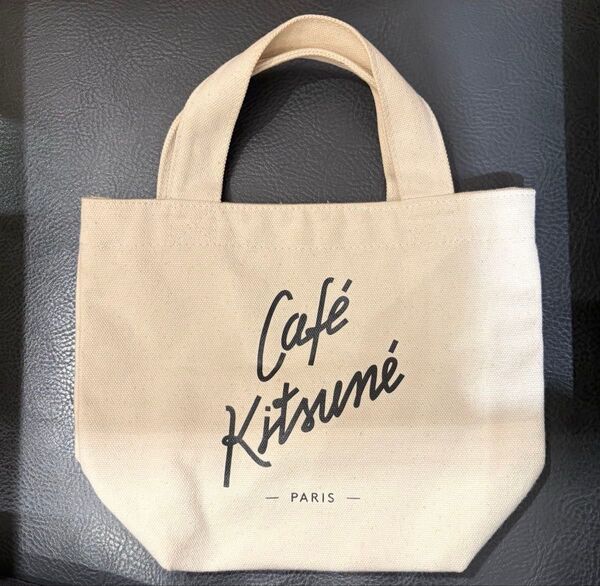 Caf Kitsun ミニトートバッグ カフェキツネ エコバッグ トートバッグ コットン キャンバス