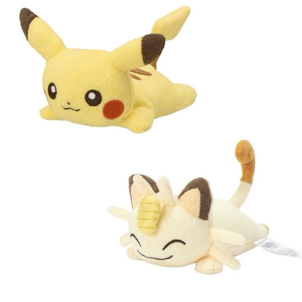 ポケモン 洗えるぬいぐるみ ピカチュウ ニャース ポケットモンスター マスコット ポケモンセンター パイル地 洗える ぬいぐるみ