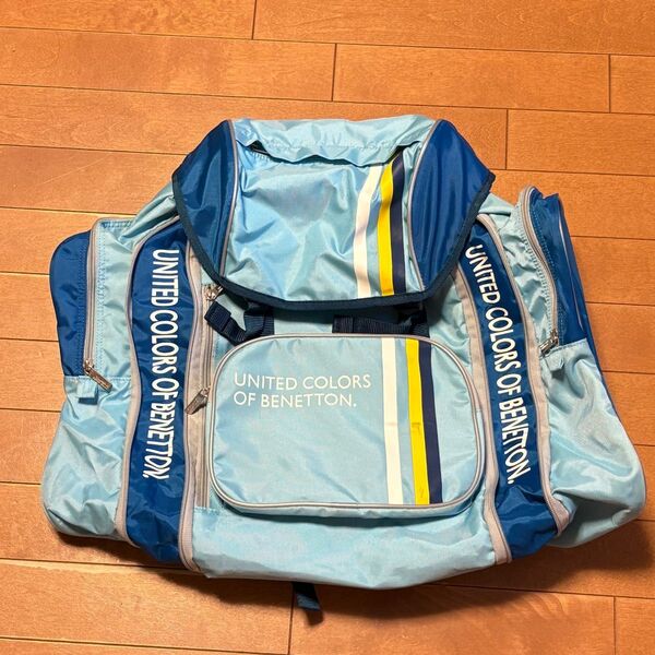 BENETTON 大容量 リュックサック リュック 旅行 キャンプ 合宿 修学旅行 野外活動 男女兼用