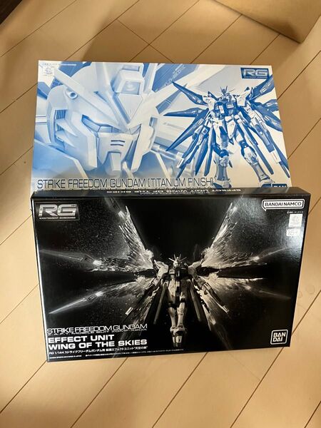 RG ストライクフリーダムガンダム チタニウムフィニッシュ 拡張エフェクトユニット 天空の翼 新品未使用