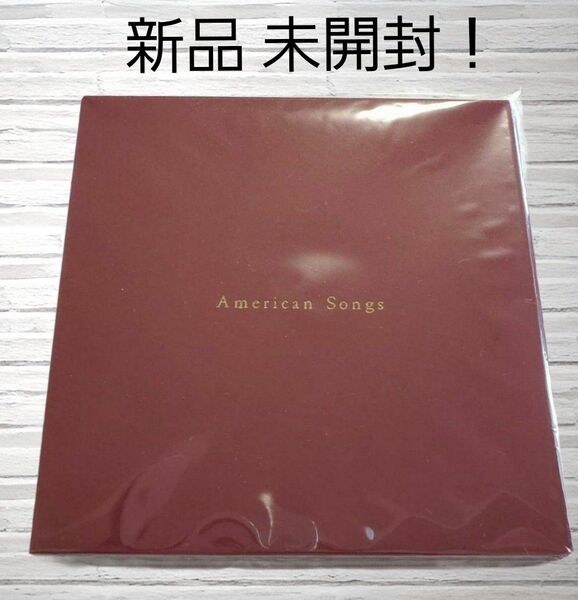 新品未開封!細川慎二 CD 【American Songs】アルバム♪オリジナルブックレット付き♪♪♪