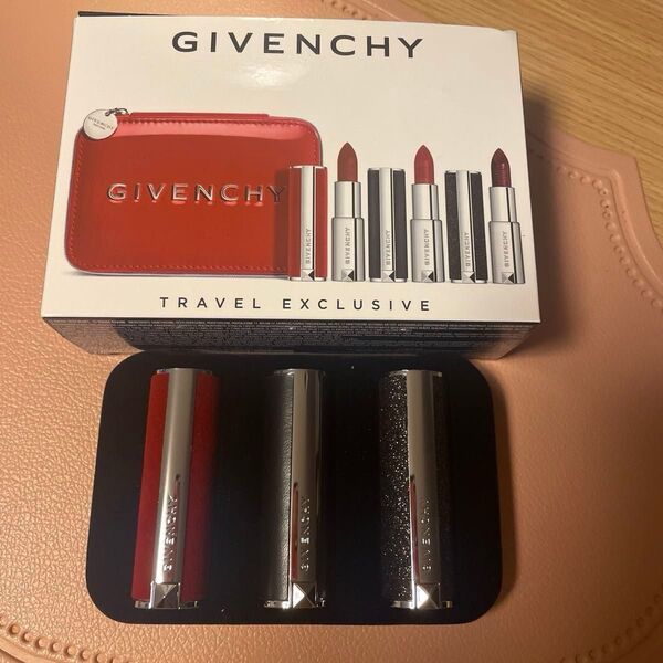 ルージュ・ジバンシイコレクション GIVENCHYBEAUTYジバンシー・新品、未使用 ポーチ無し ルージュ3本セット