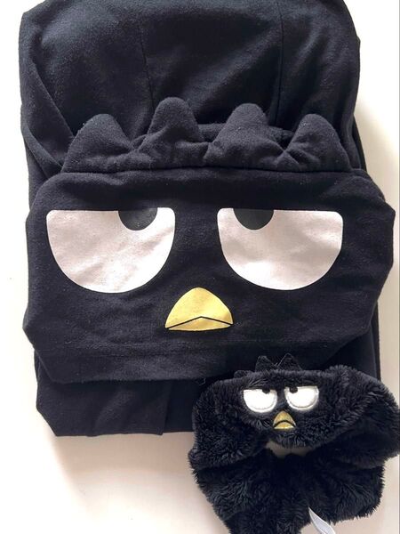 バッドばつ丸 フード付きTシャツ&シュシュ 2点セット 半袖 Mサイズ