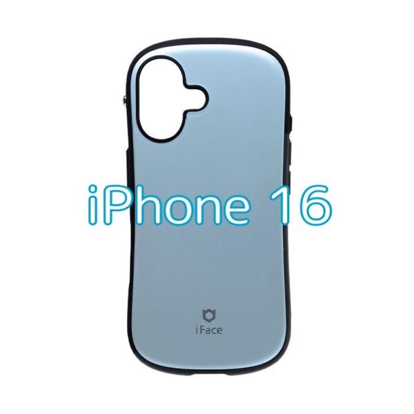 iFace MagSafe 対応 First Class Metallic iPhone 16 ケース (アイスブルー)