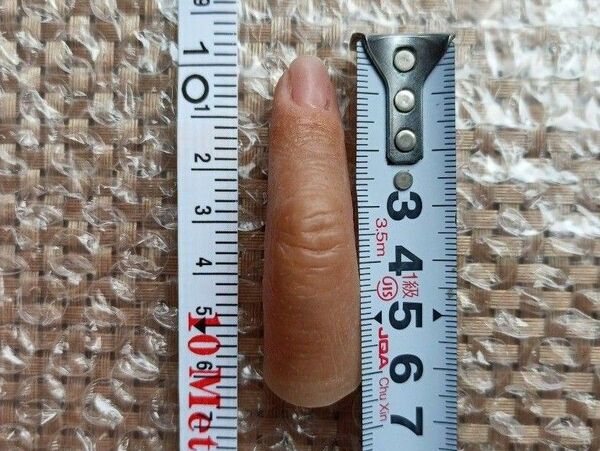 シリコーン製義指 国内義肢作成所作成品 殻構造 男性用 左手左指 小指