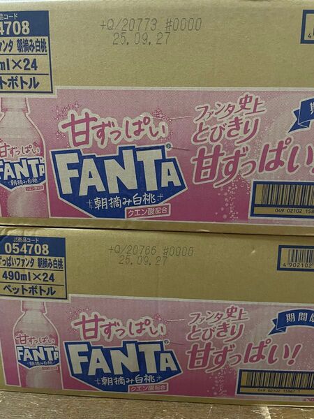 新商品 ファンタ 白桃 500ml 2ケース48本