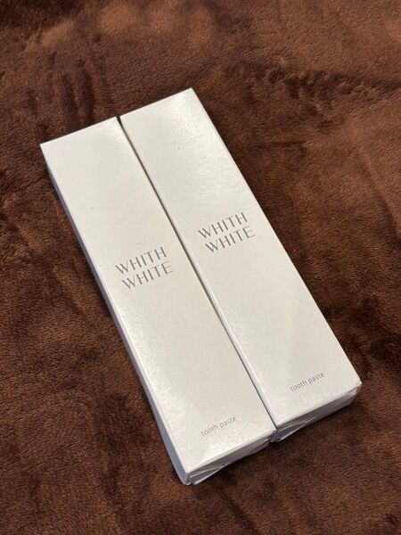 WHITH WHITE フィスホワイト ホワイトニング歯磨き粉 2個