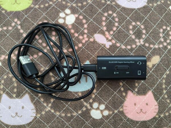 エレコム ゲーミングオーディオミキサー HSAD-GM30MBK