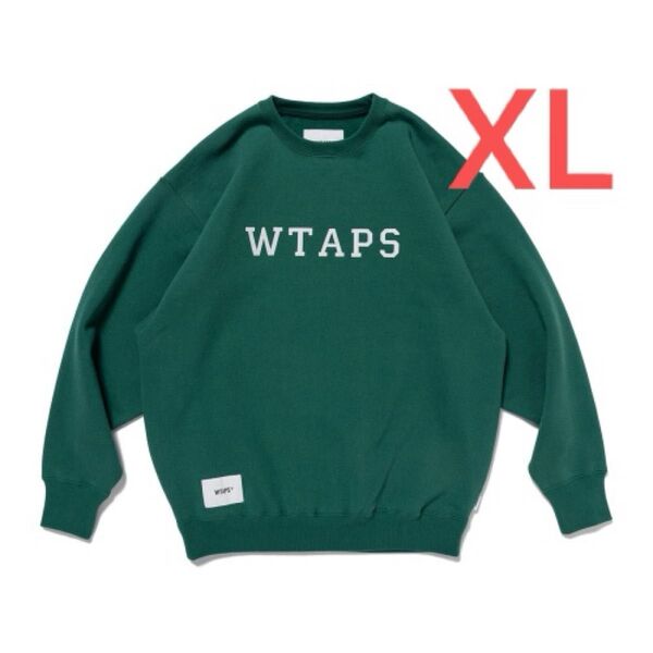 【XL】24SS WTAPS ACADEMY / SWEATER / COTTON. COLLEGE ダブルタップス スウェット