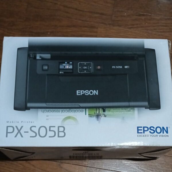 EPSON モバイルプリンター PX-S05B ブラック 未使用
