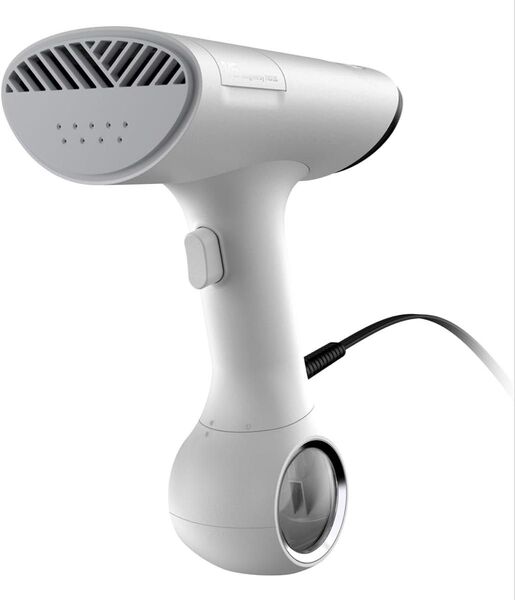 Morus V6真空吸着式衣類スチーマー スチームアイロン花粉低減 脱臭除菌 コンパクト設計 旅行出張用 2WAY (ホワイト)