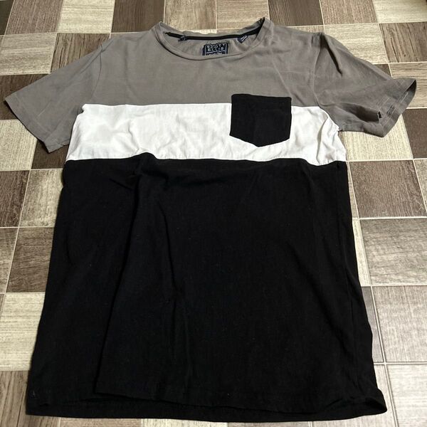 SCOTTELLIS 半袖Tシャツ クルーネック Mサイズ 胸ポケット付き 綿100% スリーカラー