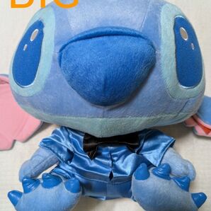 【未使用品】スティッチBIGコスチュームぬいぐるみ 高さ31cm タグ付き