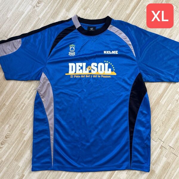 KELME 半袖 XL サッカー フットサル 練習着 試合スポーツ Tシャツ