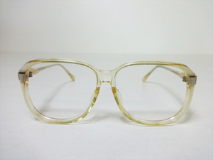 q12☆未使用 日本製 定価1.8万 アサヒ ASAHI GLASSメガネフレーム 眼鏡 めがね 当時物 デッドストック レトロ ビンテージ 90's 80's☆