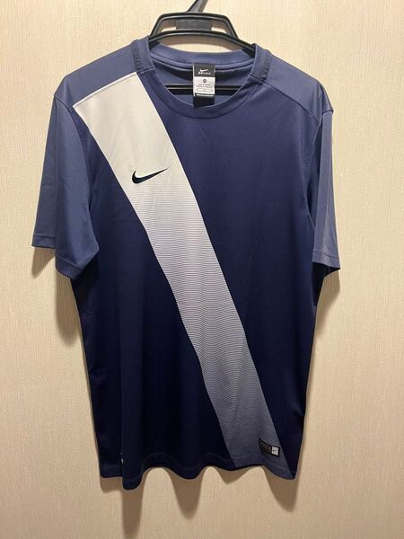 NIKE サッカー プラクティスシャツ ネイビー M ドライフィット