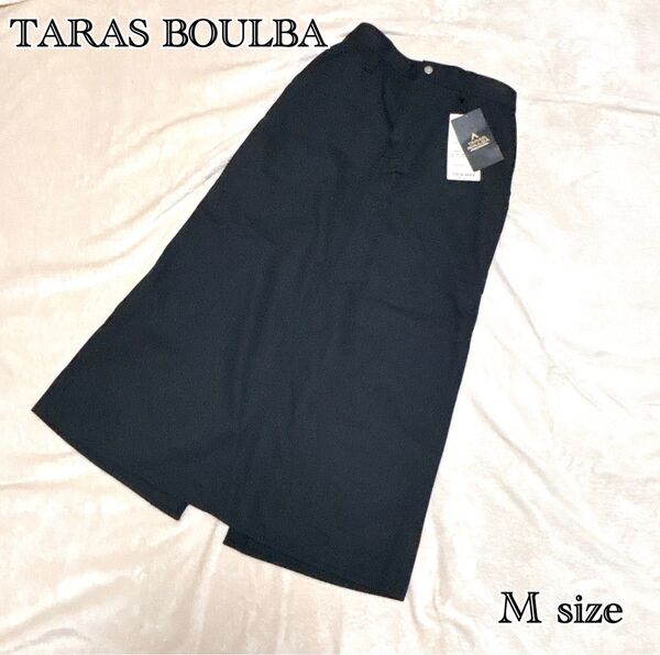 新品タグ付 TARAS BOULBA 難燃ペインタースカート M 黒 ロング丈