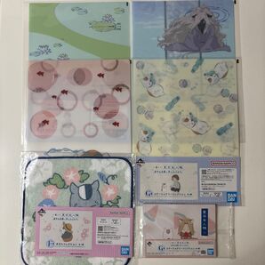 一番くじ 夏目友人帳 暑中お見舞い申し上げます。 F賞 タオルコレクション 1種 G賞 ステーショナリーコレクション 5種