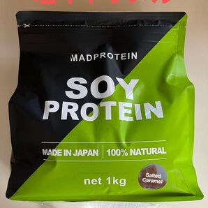 MADPROTEIN ソイプロテイン ソルテッドキャラメル味 1kg