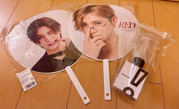 Hey!Say!JUMP H ペンライト フリフラ ジャンボうちわ RED 山田涼介