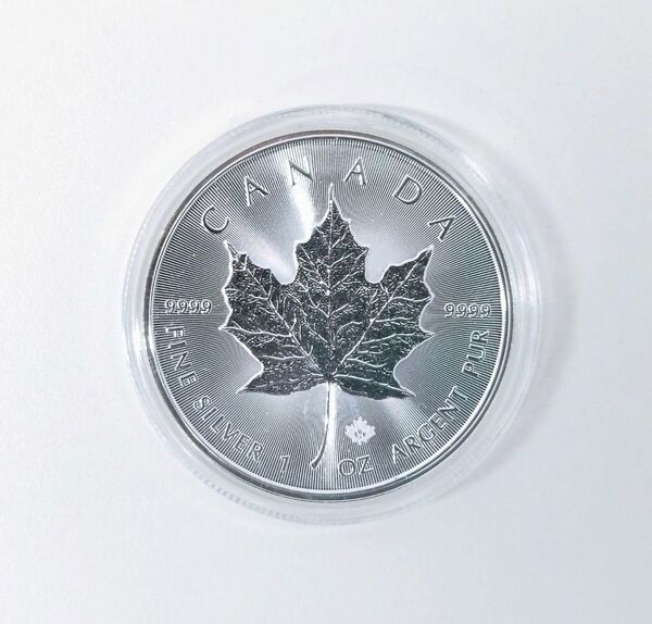 カナダ メープルリーフ銀貨 1oz 5ドル 2021年