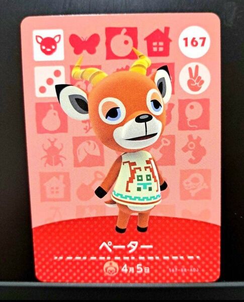 【国内正規品】amiiboカード ペーター 第2弾 どうぶつの森
