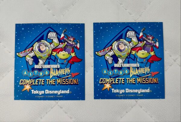 未使用・限定品【トイストーリー】バズライトイヤー アストロブラスターシール