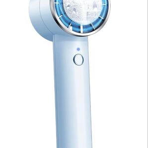 携帯扇風機 ハンディファン 冷却プレート 瞬間冷却 ハンディ扇風機 接触冷感 強力 ライトブルー