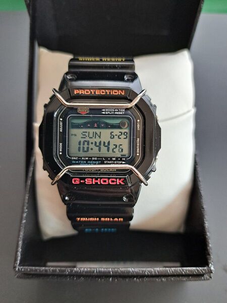 CASIO / カシオ G-SHOCK GWX-5600 ソーラー電波 ラバーベルト メンズ 文字盤ブラック 美品