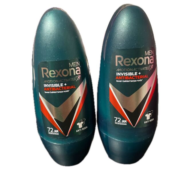 Rexona レクソナ 制汗 デオドラント MEN 2本セット レクソーナ 45ml インヴィシブル+アンチバクテリア