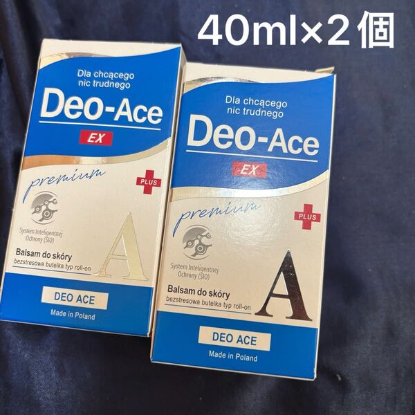 デオエース EX プラス ロールオン 40ml x2個