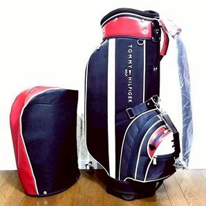 トミーヒルフィガー キャディバック TOMMY HILFIGERゴルフバック ゴルフキャップ 帽子 ロストボール 正規品 限定