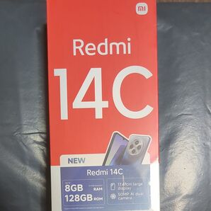 Redmi 14C 6.88インチ メモリー4GB ストレージ128GB ミッドナイトブラック