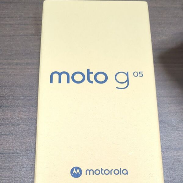 moto g05 6.7インチ メモリー8GB ストレージ128GB ミスティブルー 未開封品