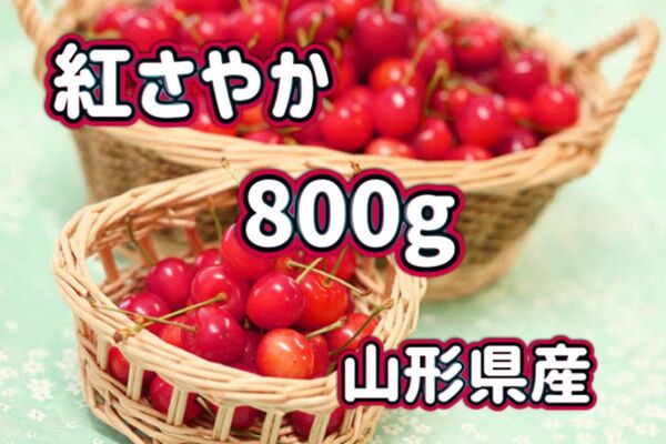 さくらんぼ 紅さやか 800g 山形県産