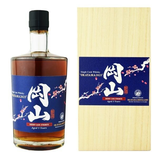 大谷選手 シングルカスクウイスキー岡山 2025 SHERRY CASK STRENGTH 国産ウイスキー